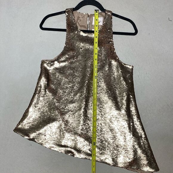 NWT MSRP $345 Cinq a Sept Sequin Dylan Tank Top Women's Size Medium - Picture 11 of 13